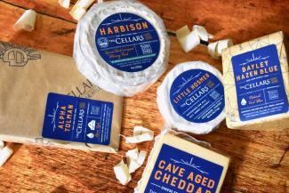 A selection of Jasper Hill Cheese 